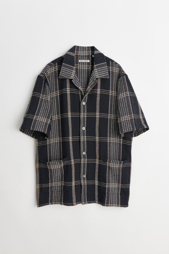 OUR LEGACY Elder Shirt 半袖 チェック ウール 46 Our legacy ELDER