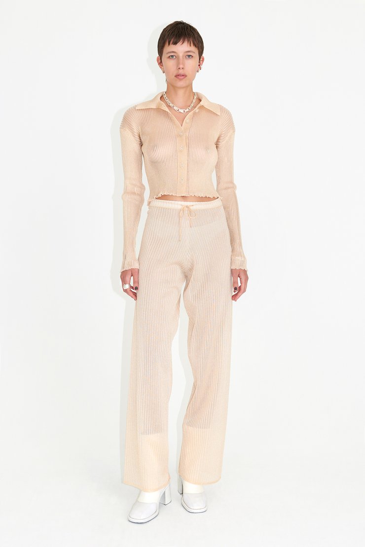 Slow Trouser Silver Gold Mix