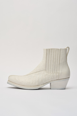 靴 OUR LEGACY shaft boots White Our Legacy - Gear Boot Ancient Vanilla Leather