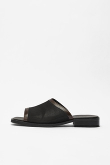 OUR LEGACY ■ Tahini Slide Our Legacy - Slide Tahini Yellow Leather | Our Legacy