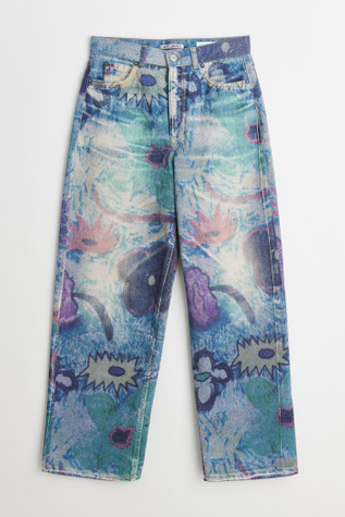 Our Legacy - Full Cut Digital Chalk Flower Denim 