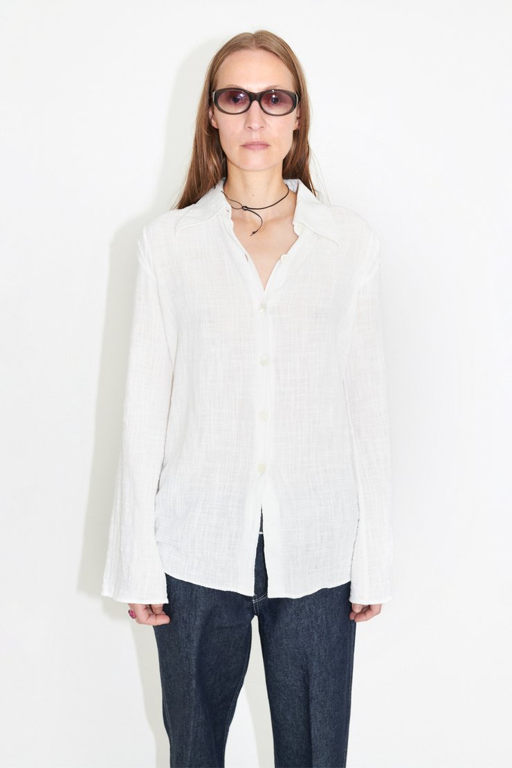 Hollow Shirt Off White Air Cotton