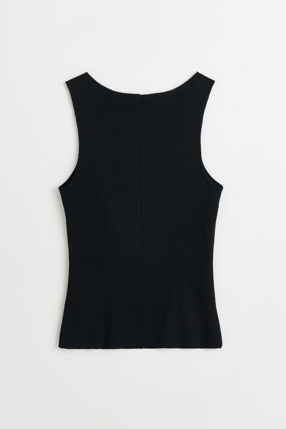 ◆Rest & Recreation◆ ONE SHOULDER SLEEVELESS BLACK RR252TP One Shoulder – Tagged 