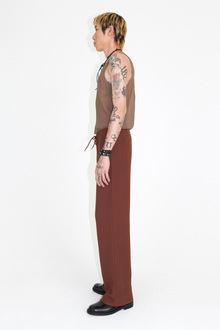Our Legacy - Reduced Trouser Rust Red Panama Cotton