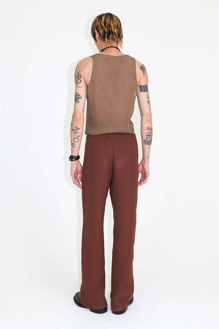 Our Legacy - Reduced Trouser Rust Red Panama Cotton