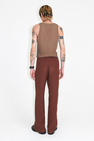 Our Legacy - Reduced Trouser Rust Red Panama Cotton