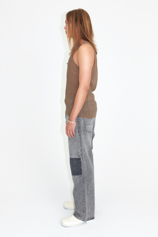 Our Legacy - Singlet Olive Ruffle Silk | Our Legacy