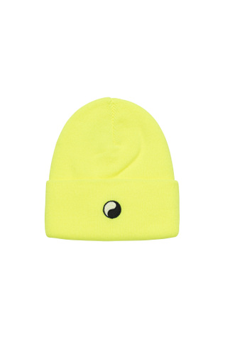 Ol Yin Yang Beanie Safety Yellow
