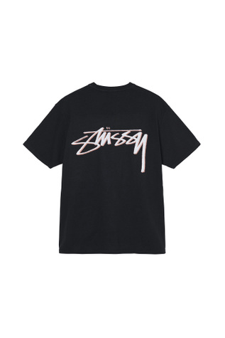 Ol Drop Shadow Pig. Dyed Tee Black