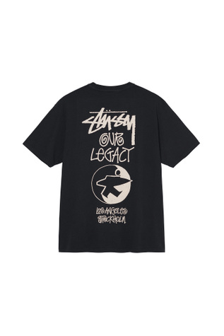Ol Surfman Pig. Dyed Tee Black
