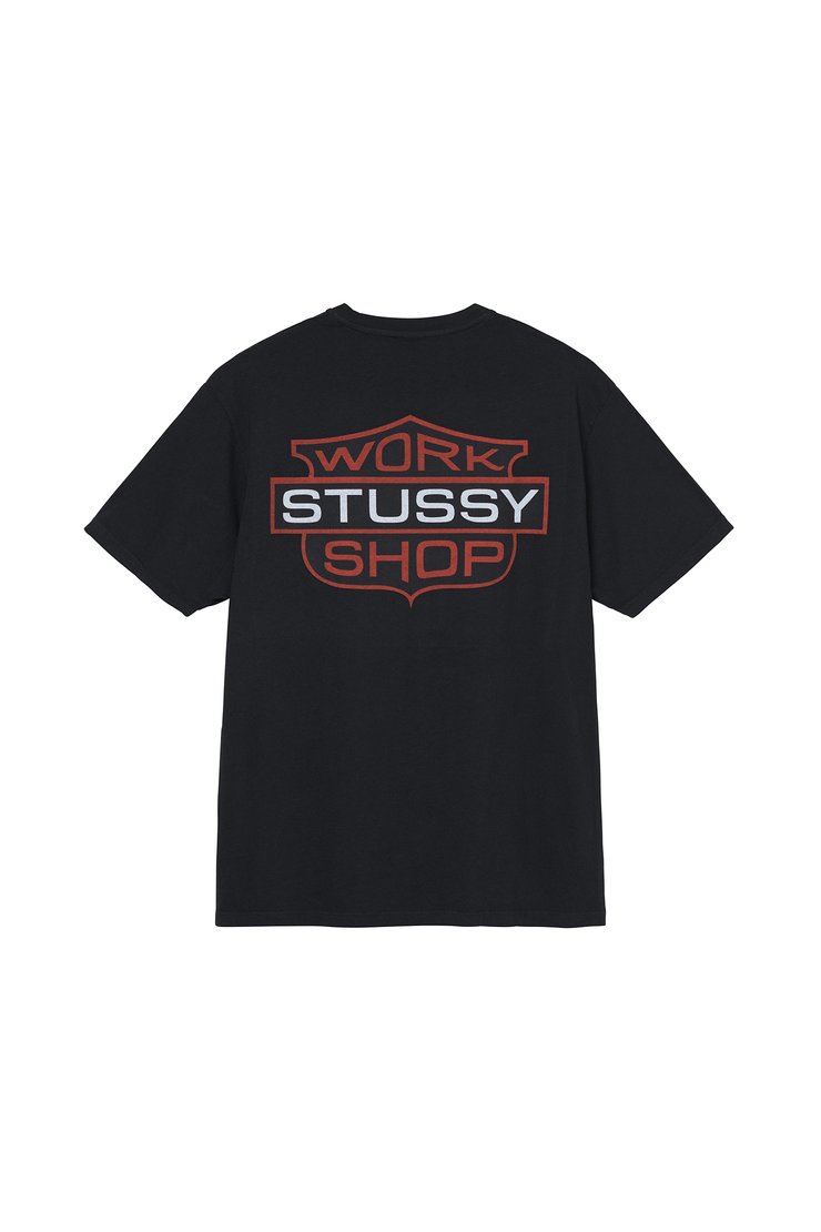 Our Legacy - OL BADGE PIG. DYED TEE Black