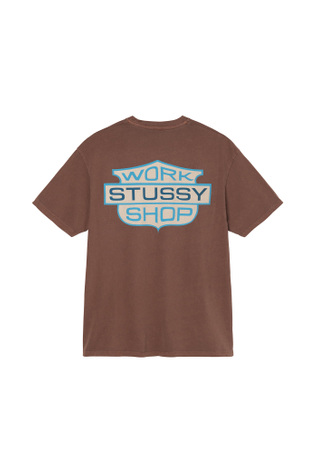 Ol Badge Pig. Dyed Tee Mocha