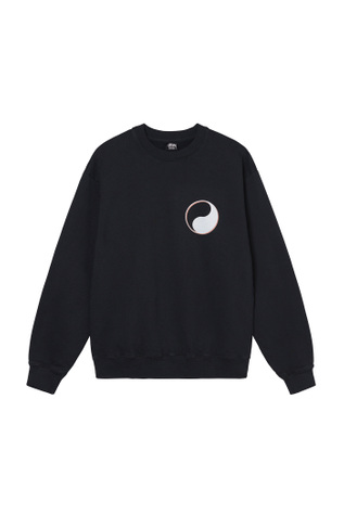 Ol Drop Shadow Pig. Dyed Crew Black