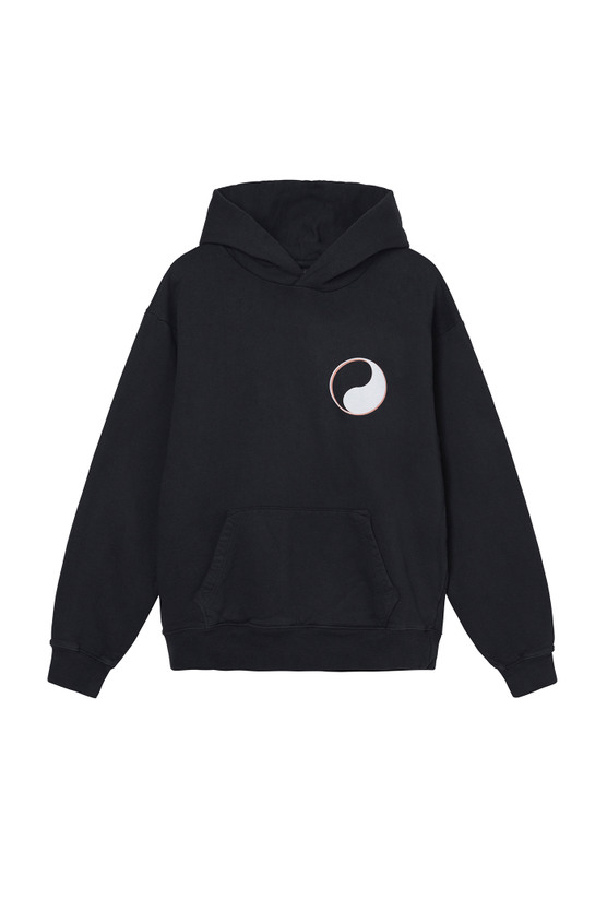 Our Legacy - OL DROP SHADOW PIG. DYED HOOD Black