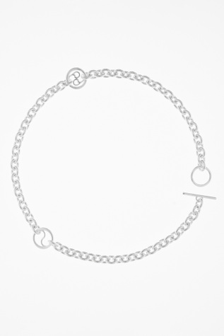 アクセサリー All Blues STANDARD NECKLACE 42cm All Blues DNA Necklace Polished Silver – Neighbour