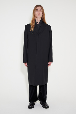 Uniform Coat Black Industrial Twill