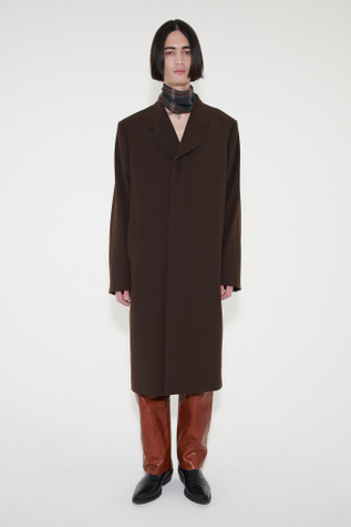 Uniform Coat Brown Exquisite Wool