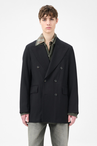 Our Legacy - Sharp DB Blazer Black Experienced Viscose