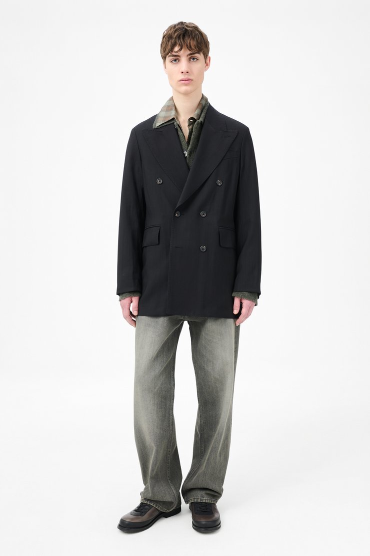 Our Legacy - Mini Jacket Black Worsted Wool
