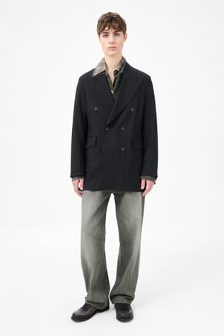 Sharp Db Blazer Black Experienced Viscose