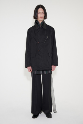 Scoota Coat Black Drape Tech