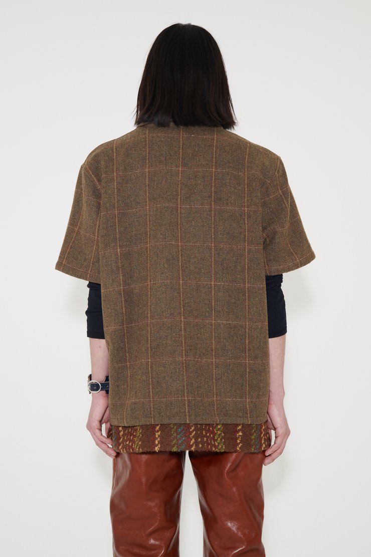 Our Legacy - Elder Shirt Shortsleeve Moor Check Country Wool