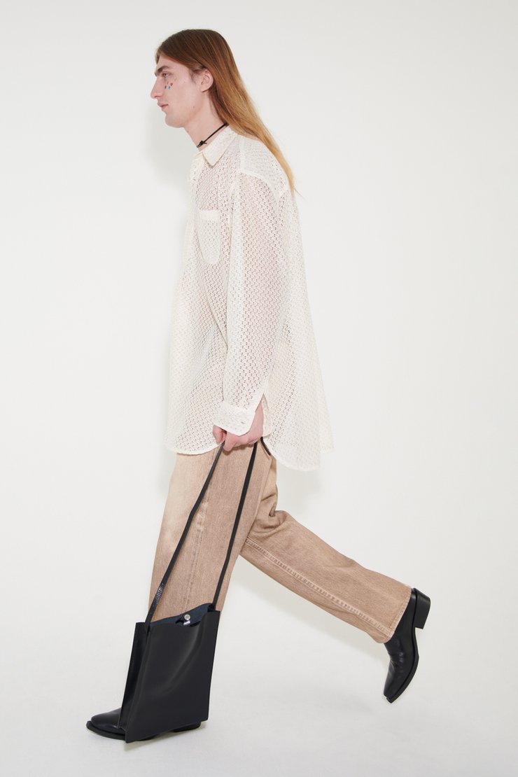 Our Legacy - Popover Shirt Off White Technical Lace