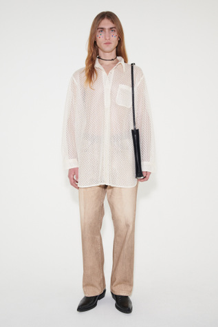 Popover Shirt Off White Technical Lace