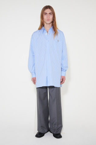 Popover Shirt Hedge Fund Stripe