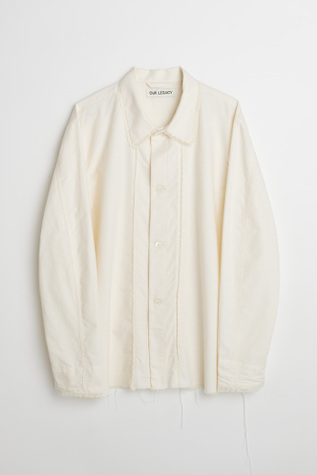 Box Shirt Antique White Oxford Lace
