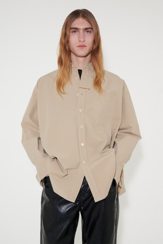 Borrowed Bd Shirt Khaki Humble Cotton
