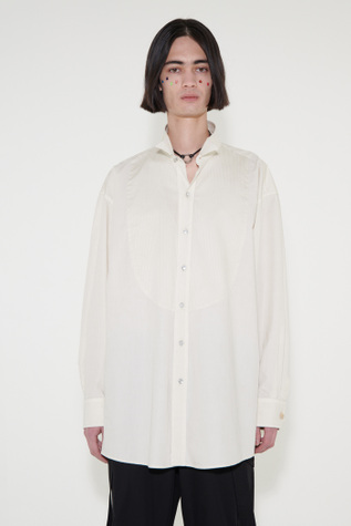 Tuxedo Shirt Antique White Symbiont Poplin
