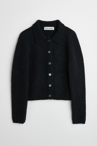 Mazzy Polo Black Alpaca