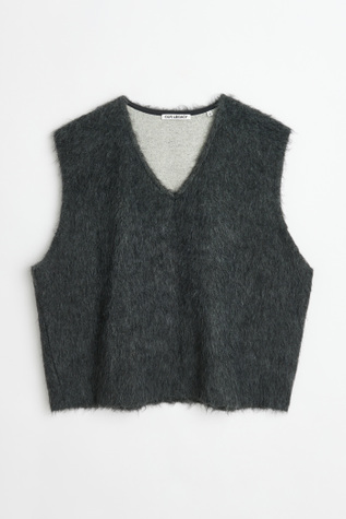 トップス OUR LEGACY DOUBLE LOCK VEST ASH GREY 46 Our Legacy - Double Lock Vest Grey Disintegration Check