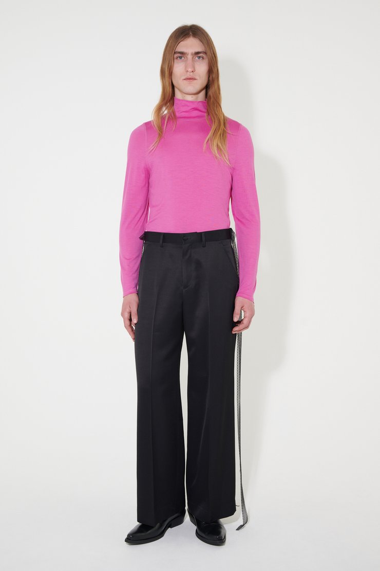 Our Legacy - Bend Turtleneck Pink Crisp Cotton