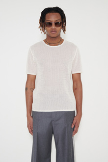 Our Legacy - Tanker T-Shirt Ecru Sparse Cotton
