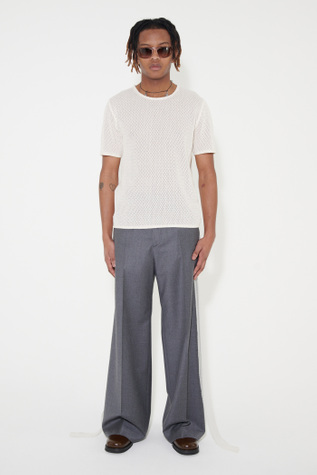 Tanker T-Shirt Ecru Sparse Cotton