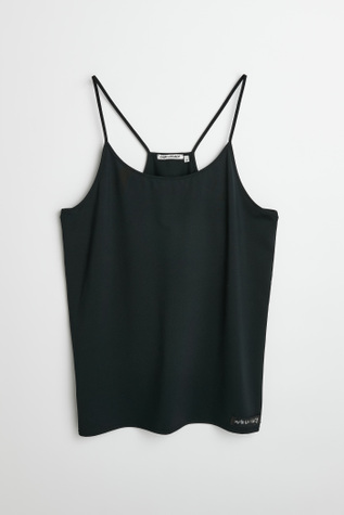 Slender Tank Black Tech Jersey