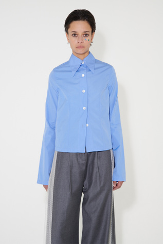 Union Blouse Police Blue Poplin