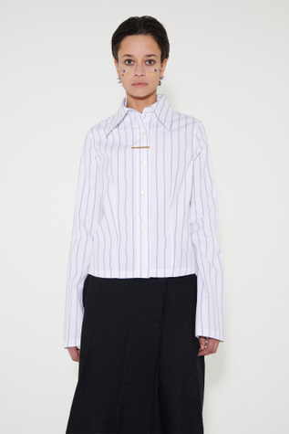 Union Blouse Consultancy Stripe Poplin