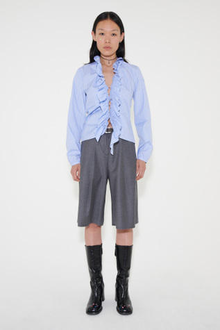 Ruffle Top Atlantic City Stripe Poplin