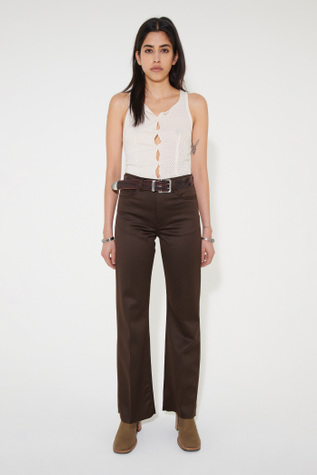 Boot Cut Brown Exquisite Wool