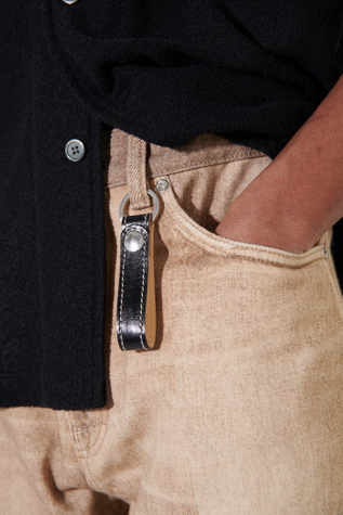 Our Legacy - Key Holder Acceleration Black Leather