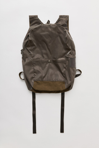 Slim Backpack Army Green Shimmer Tech