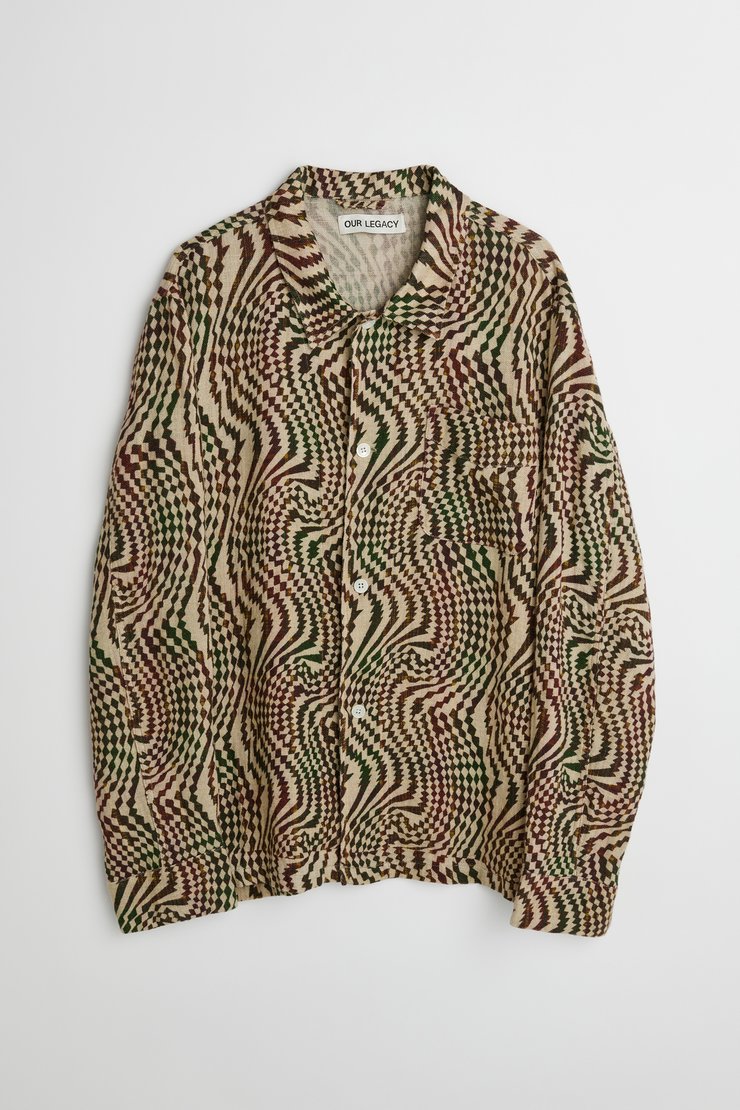 Our Legacy - Box T-Shirt Beige Rope Weave | Our Legacy
