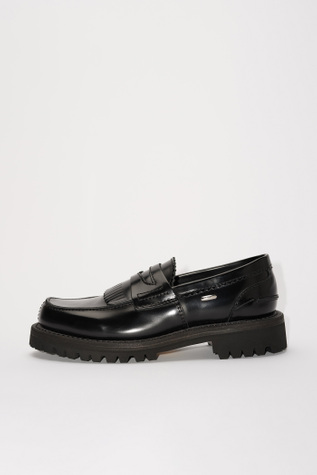 Commando Loafer Black Leather
