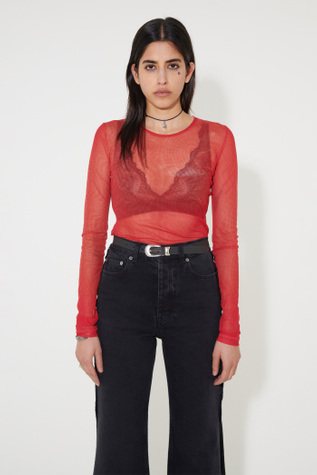 Super Slim Longsleeve Red Light Hypnosis Print