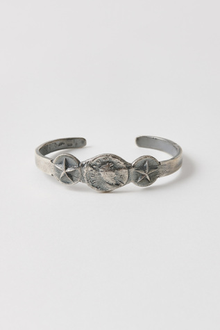 Coin Bangle Silver