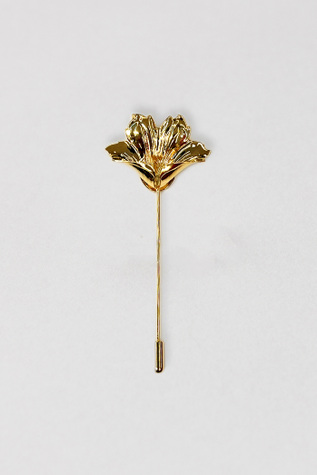 Flower Ornament Gold Metal