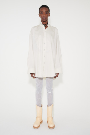 Tuxedo Shirt Antique White Symbiont Poplin